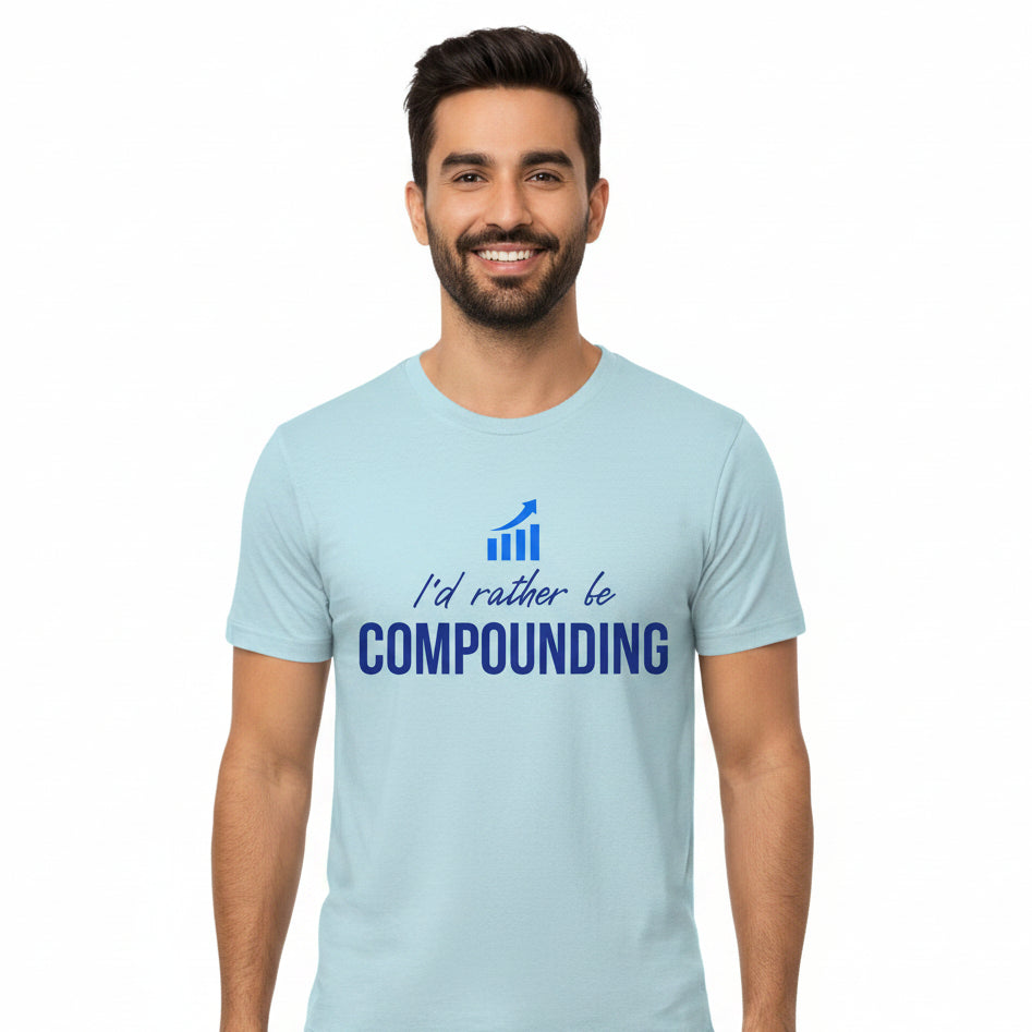 TechnoFunda T shirt - I'd Rather Be Compounding