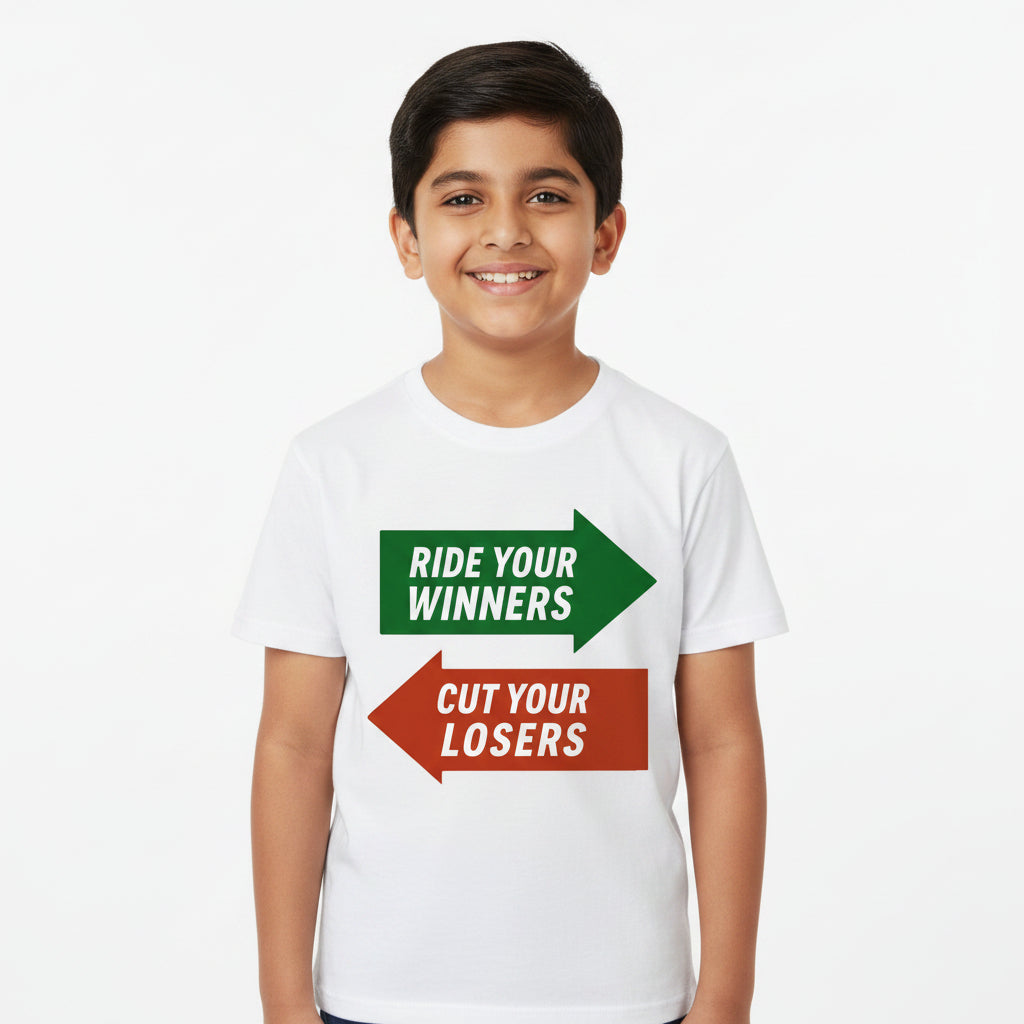 TechnoFunda T shirt - Ride Winners Cut Losers