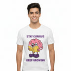 TechnoFunda T shirt - Stay Curious Keep Growing