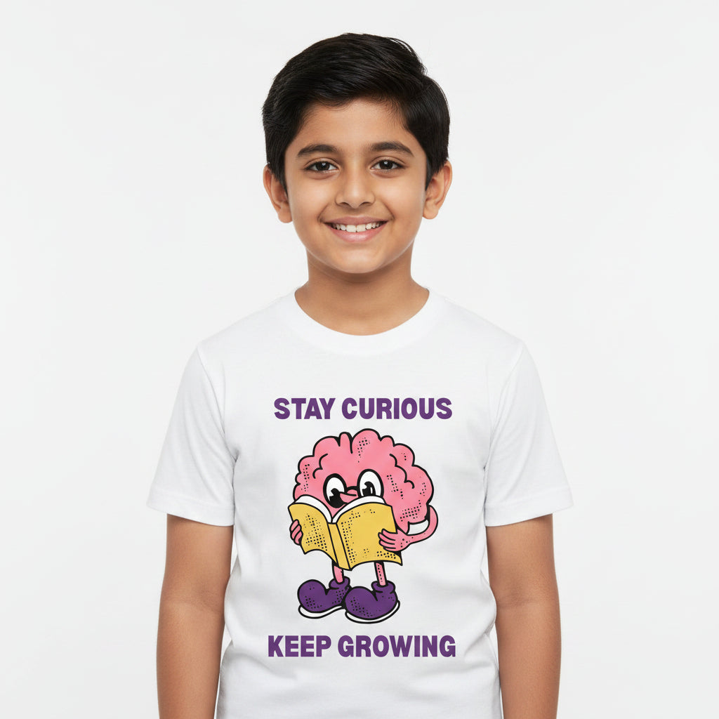 TechnoFunda T shirt - Stay Curious Keep Growing