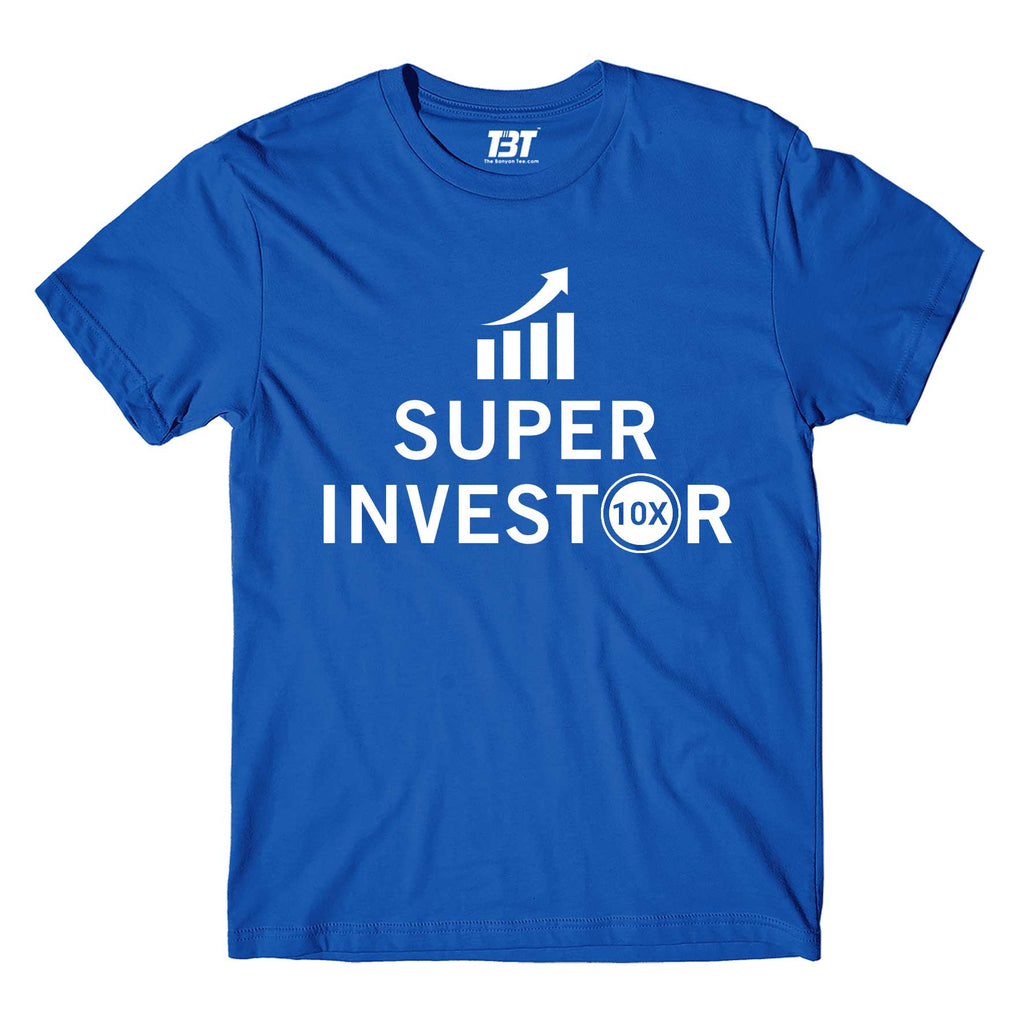 technofunda super investor t-shirt printed graphic stylish buy online india TechnoFunda Shop tbt men women girls boys unisex white