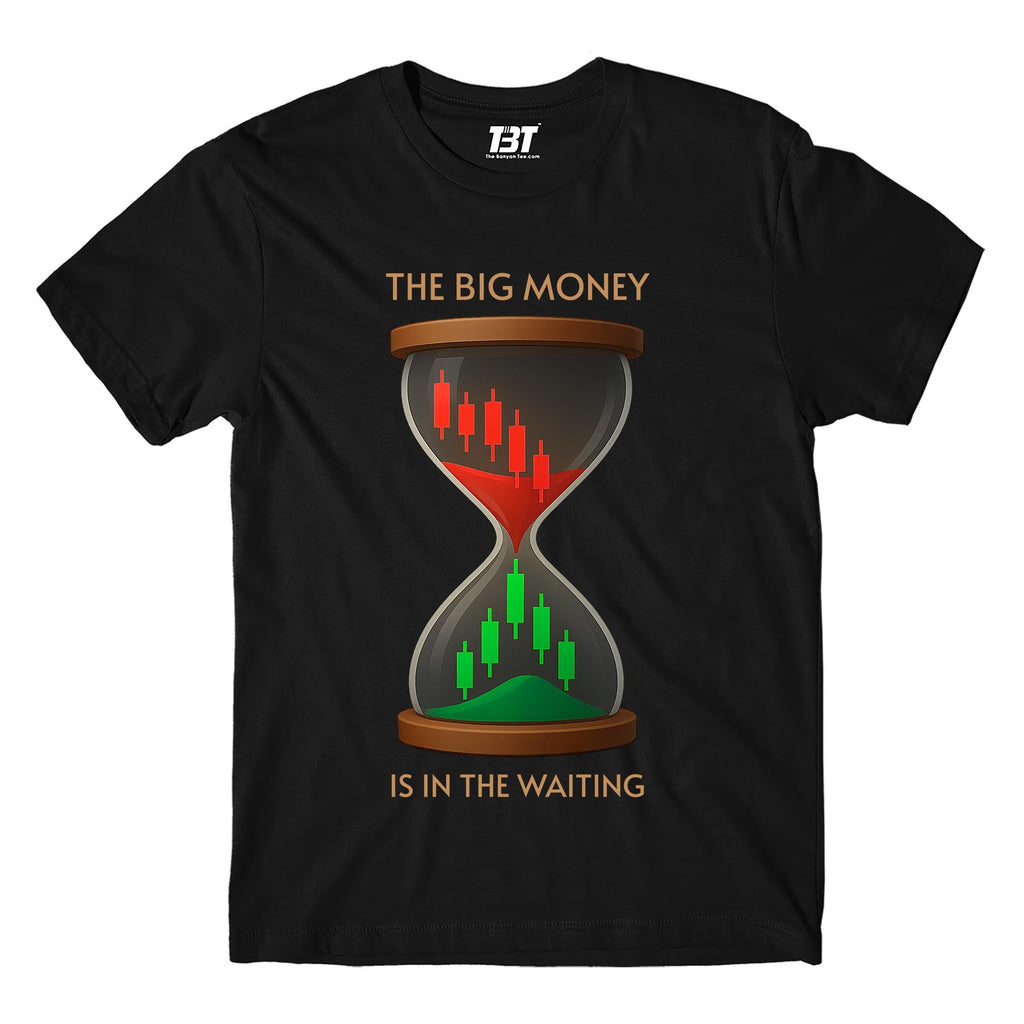 technofunda the big money is in waiting t-shirt printed graphic stylish buy online india TechnoFunda Shop tbt men women girls boys unisex white