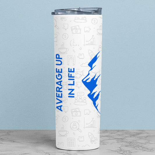 technofunda investing average up in life tumbler steel water bottle flask gym shaker finance stock equity compounding graphic stylish buy online india vivek mashrani tbt men women girls boys unisex