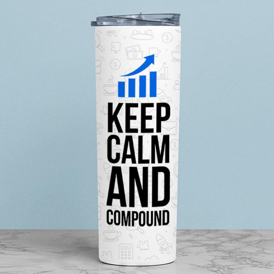 technofunda keep calm & compound tumbler steel water bottle flask gym shaker printed graphic stylish buy online india the banyan tee tbt men women girls boys unisex