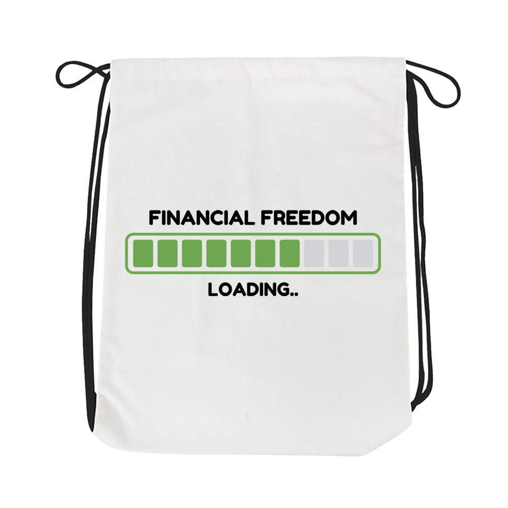 technofunda investing financial freedom loading drawstring bag pin button finance stock equity compounding graphic stylish buy online india vivek mashrani tbt men women girls boys unisex