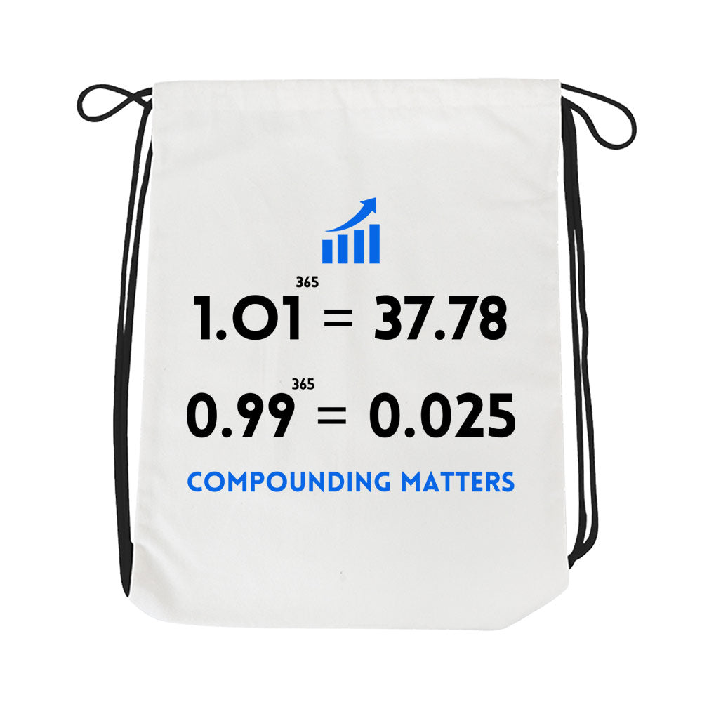 technofunda investing compounding matters drawstring bag pin button finance stock equity compounding graphic stylish buy online india vivek mashrani tbt men women girls boys unisex