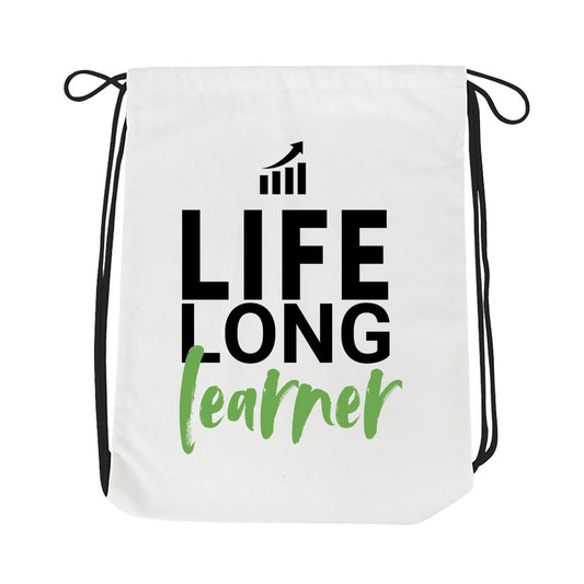 technofunda investing life long learner drawstring bag pin button finance stock equity compounding graphic stylish buy online india vivek mashrani tbt men women girls boys unisex