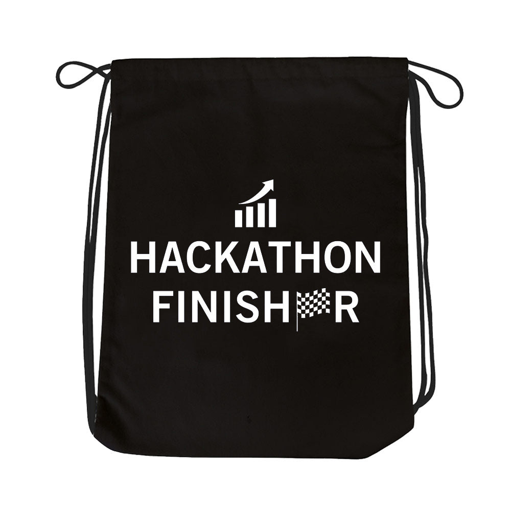 technofunda investing hackathon finisher drawstring bag pin button finance stock equity compounding graphic stylish buy online india vivek mashrani tbt men women girls boys unisex