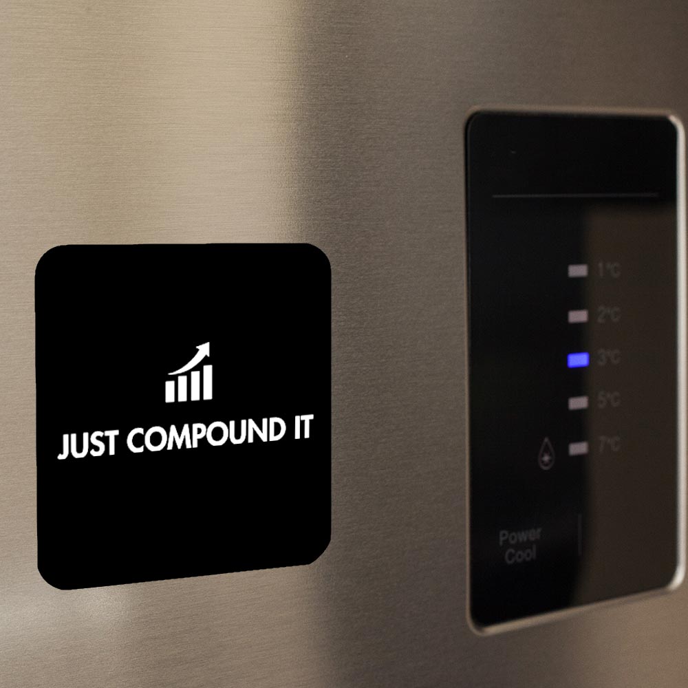 TechnoFunda Fridge Magnet - Just Compound It