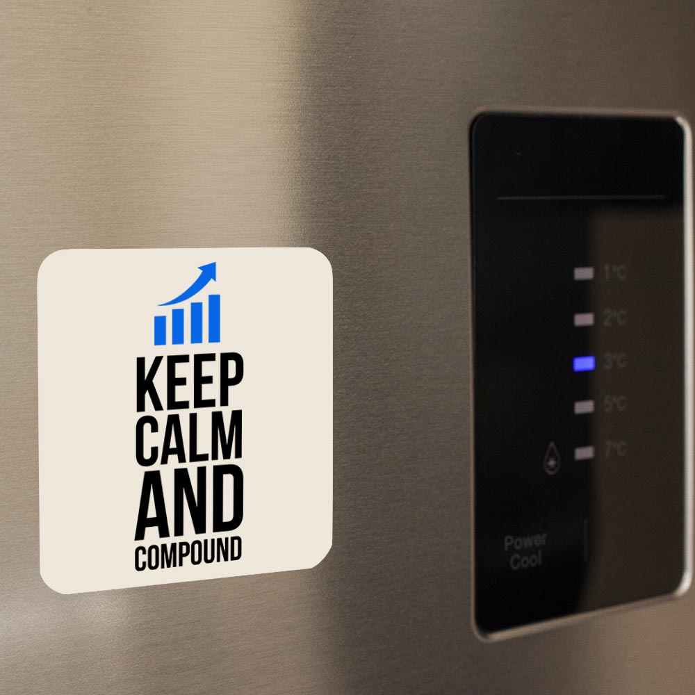 TechnoFunda Fridge Magnet - Keep Calm & Compound