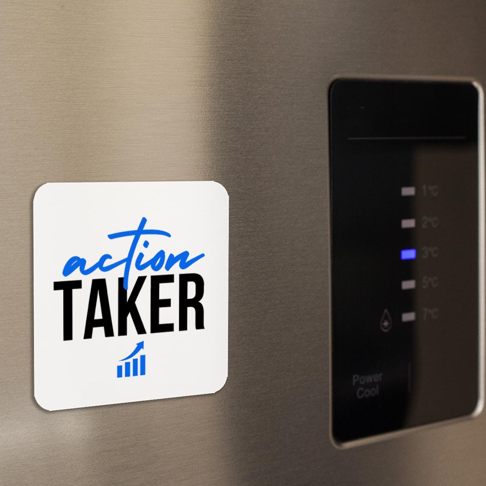 TechnoFunda Fridge Magnet - Action Taker