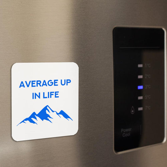 TechnoFunda Fridge Magnet - Average Up In Life