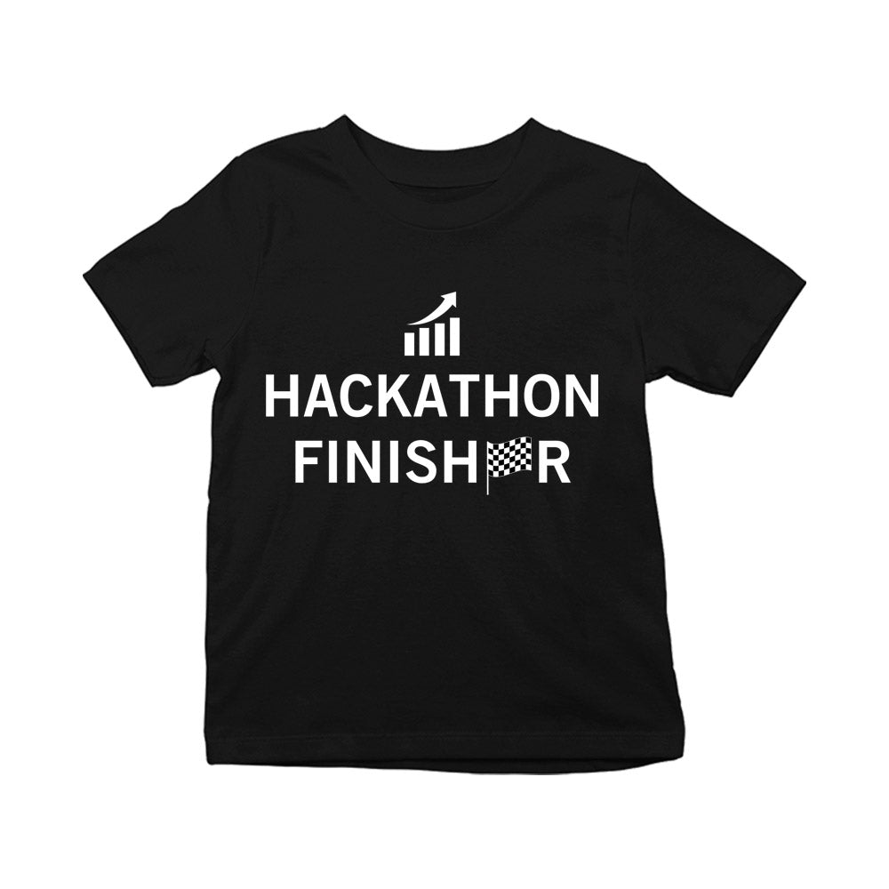 technofunda investing hackathon finisher t-shirt finance stock equity compounding graphic stylish buy online india vivek mashrani tbt men kids girls boys unisex black