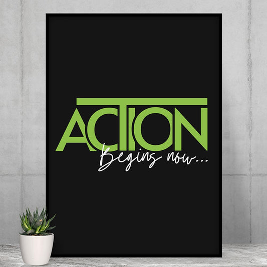 technofunda investing action begins now poster wall art buy online india vivek mashrani tbt a4