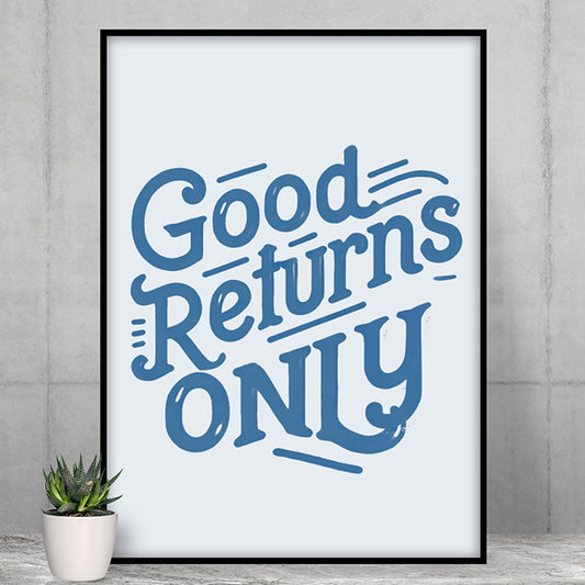 technofunda investing good returns only poster wall art buy online india vivek mashrani tbt a4