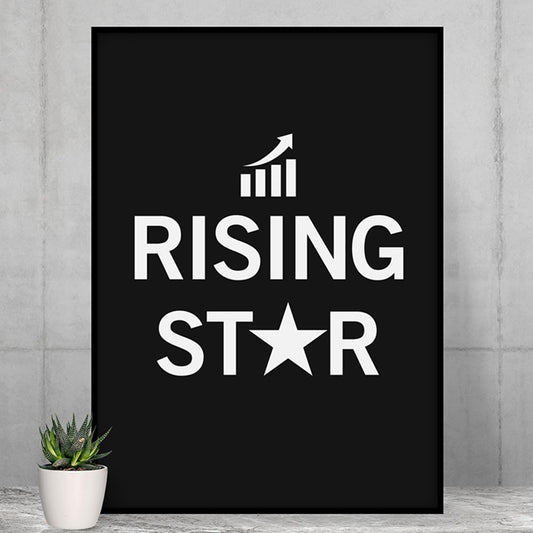 technofunda investing rising star poster wall art buy online india vivek mashrani tbt a4