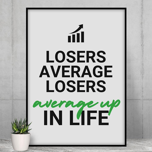 technofunda investing losers average losers poster wall art buy online india vivek mashrani tbt a4