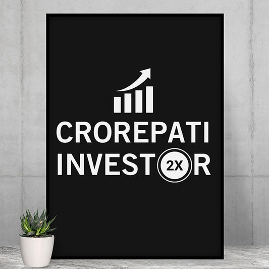 technofunda investing crorepati investor poster wall art buy online india vivek mashrani tbt a4