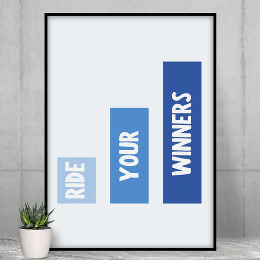 technofunda investing ride your winners poster wall art buy online india vivek mashrani tbt a4