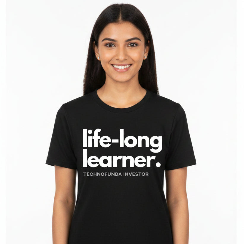 TechnoFunda T shirt - Life Long Learner TF Investor