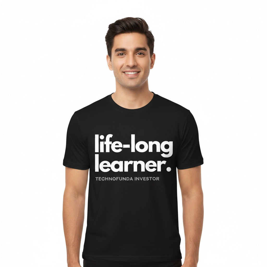 TechnoFunda T shirt - Life Long Learner TF Investor