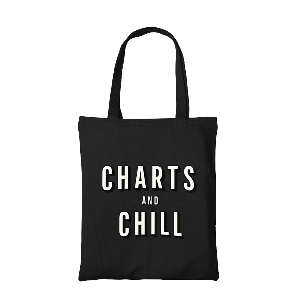 technofunda charts & chill tote bag cotton printed printed graphic stylish buy online india TechnoFunda Shop tbt men women girls boys unisex