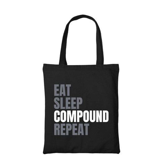 technofunda investing eat sleep compound repeat tote bag cotton finance stock equity compounding finance stock equity compounding graphic stylish buy online india vivek mashrani tbt men women girls boys unisex