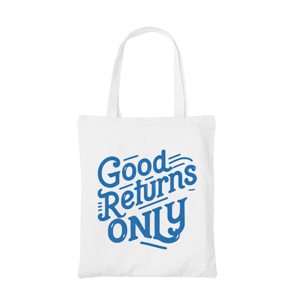 technofunda investing good returns only tote bag cotton finance stock equity compounding finance stock equity compounding graphic stylish buy online india vivek mashrani tbt men women girls boys unisex