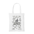 technofunda i talk in multiples tote bag cotton printed printed graphic stylish buy online india TechnoFunda Shop tbt men women girls boys unisex