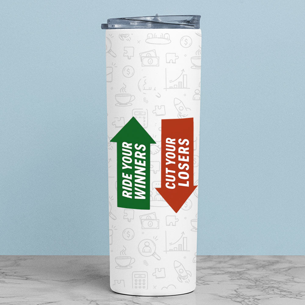 technofunda ride winners cut losers tumbler pin button printed graphic stylish buy online india TechnoFunda Shop tbt men women girls boys unisex