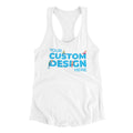 white custom customizable tank top unisex different variants TechnoFunda custom-made personalised custom t-shirts custom design personalized gifts