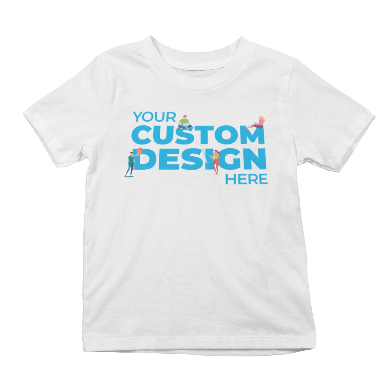 custom customisable t-shirt india black t-shirt white  tshirts white tshirt TechnoFunda tbt basics buy custom customisable tshirts india kids boys girls for 12 year old 5 year old 10 13 new born