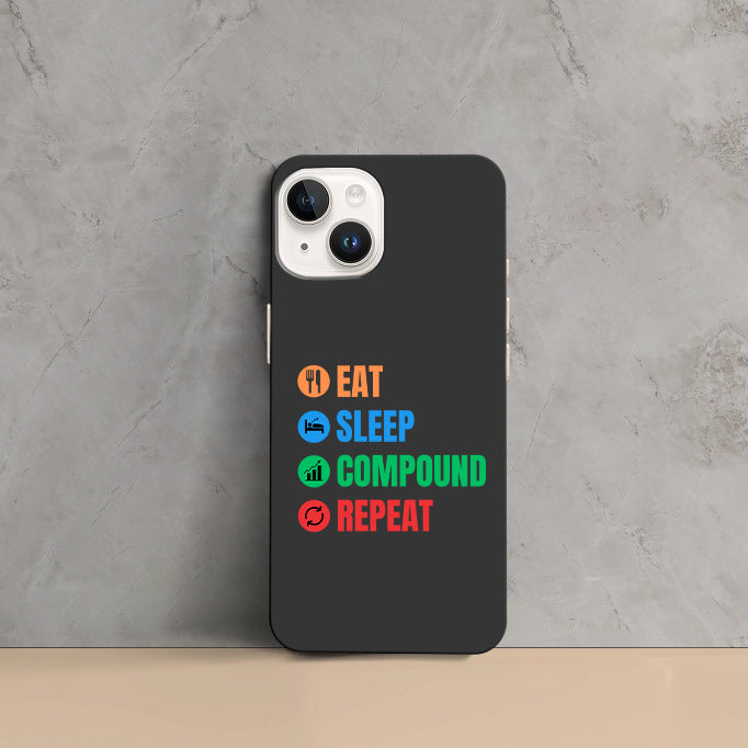 Phone Cases - Eat Sleep Compound Repeat