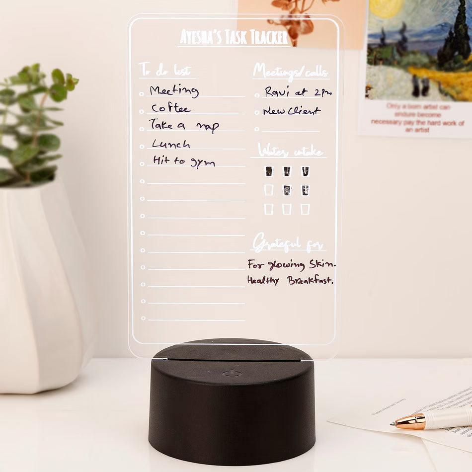 Custom Task Master LED Lamp