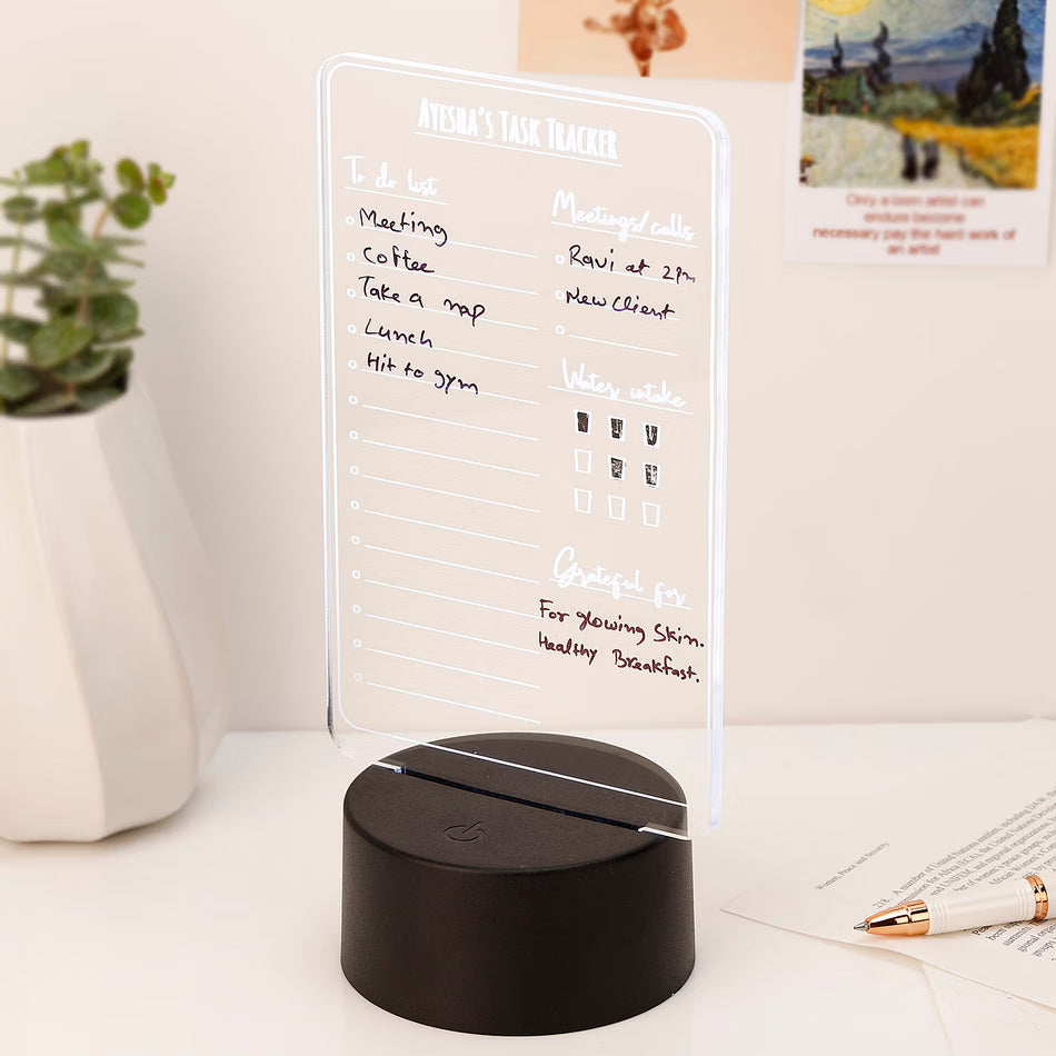 Custom Task Master LED Lamp