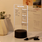 Custom Task Master LED Lamp