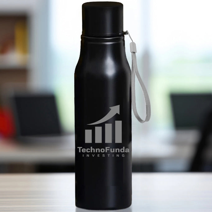 Engraved Steel Water Bottle - TechnoFunda